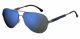 Carrera  For Him sunglasses with a MATTE RUTHENIUM frame and BLU SKY MIRROR lens with a lens width of 62mm and model number Carrera 8030/S